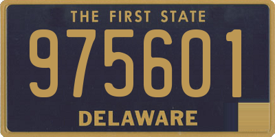 DE license plate 975601