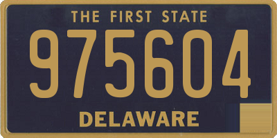 DE license plate 975604