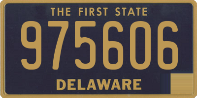 DE license plate 975606