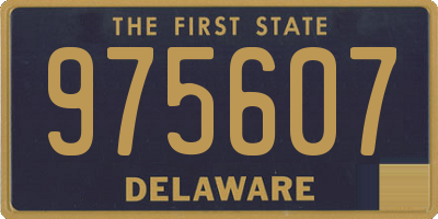 DE license plate 975607