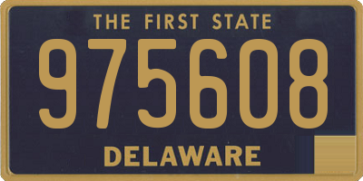 DE license plate 975608