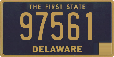 DE license plate 97561