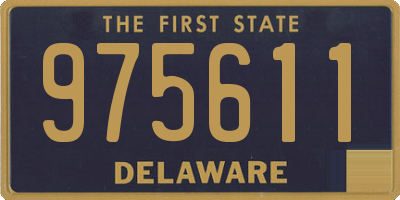 DE license plate 975611