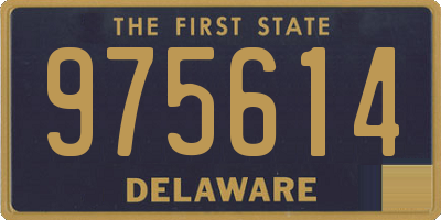 DE license plate 975614