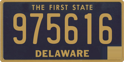 DE license plate 975616