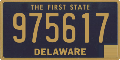 DE license plate 975617