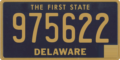 DE license plate 975622