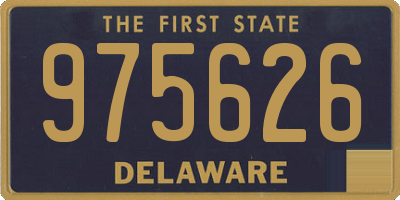 DE license plate 975626