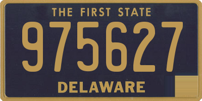 DE license plate 975627