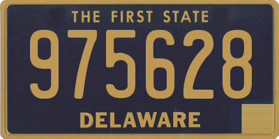 DE license plate 975628