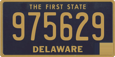 DE license plate 975629