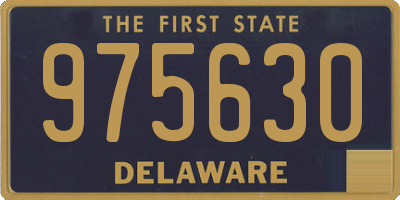 DE license plate 975630