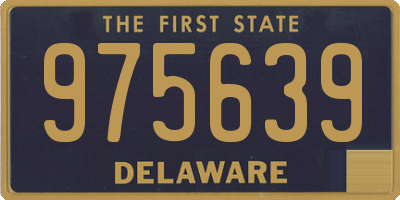 DE license plate 975639