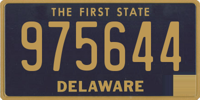 DE license plate 975644