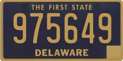 DE license plate 975649