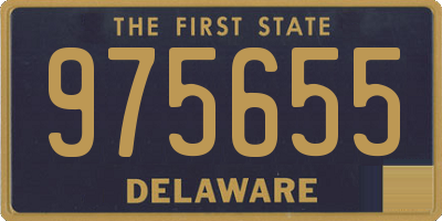 DE license plate 975655