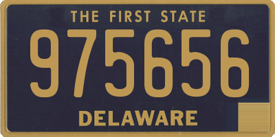 DE license plate 975656