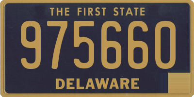 DE license plate 975660