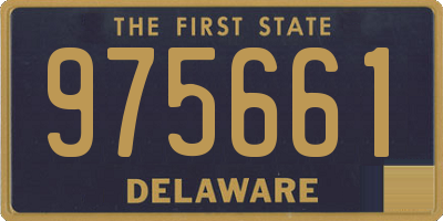 DE license plate 975661