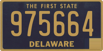 DE license plate 975664