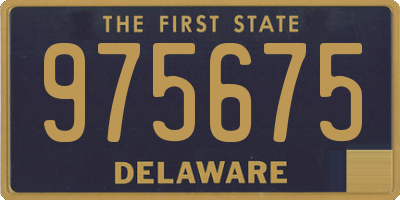 DE license plate 975675