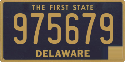 DE license plate 975679