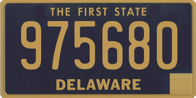 DE license plate 975680