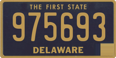 DE license plate 975693