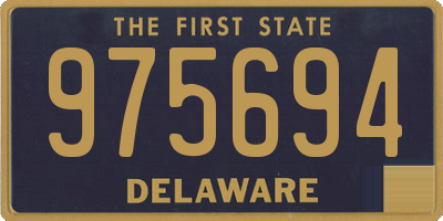 DE license plate 975694