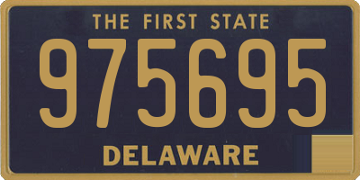 DE license plate 975695