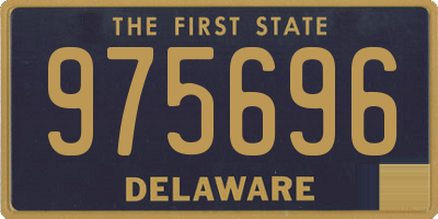 DE license plate 975696