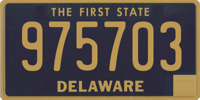 DE license plate 975703