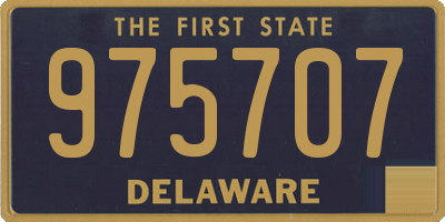 DE license plate 975707