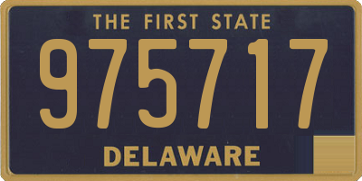 DE license plate 975717