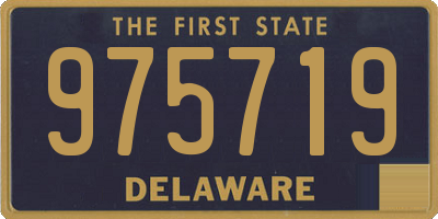 DE license plate 975719