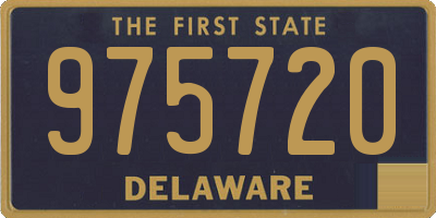 DE license plate 975720