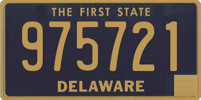 DE license plate 975721