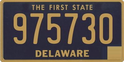 DE license plate 975730