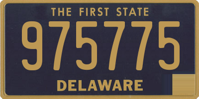 DE license plate 975775