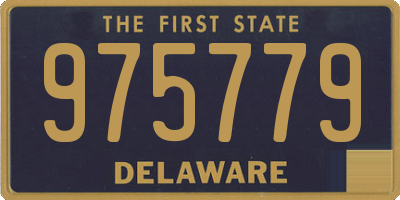 DE license plate 975779