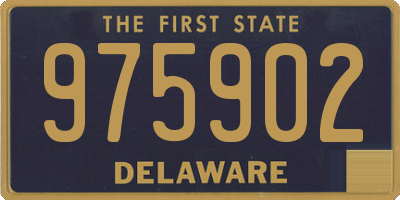 DE license plate 975902