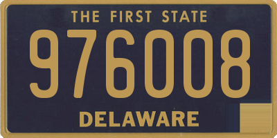 DE license plate 976008