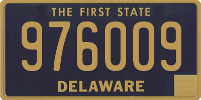 DE license plate 976009