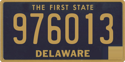 DE license plate 976013