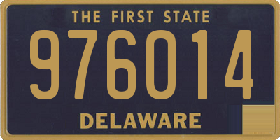 DE license plate 976014