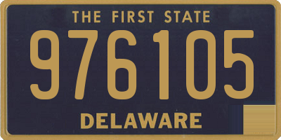 DE license plate 976105