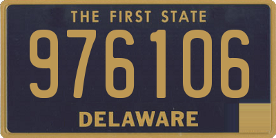 DE license plate 976106