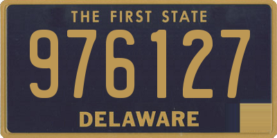 DE license plate 976127