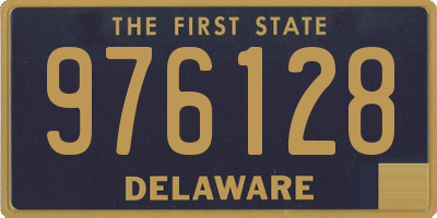 DE license plate 976128