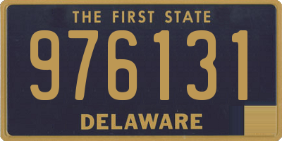 DE license plate 976131